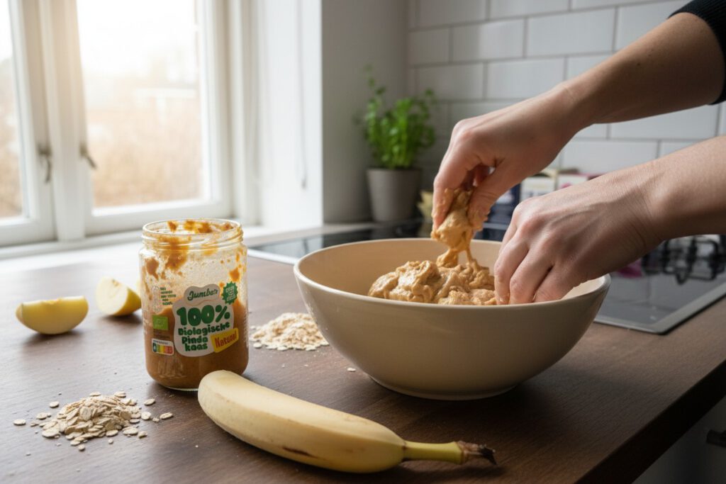 Banaan Pindakaas koekjes recept