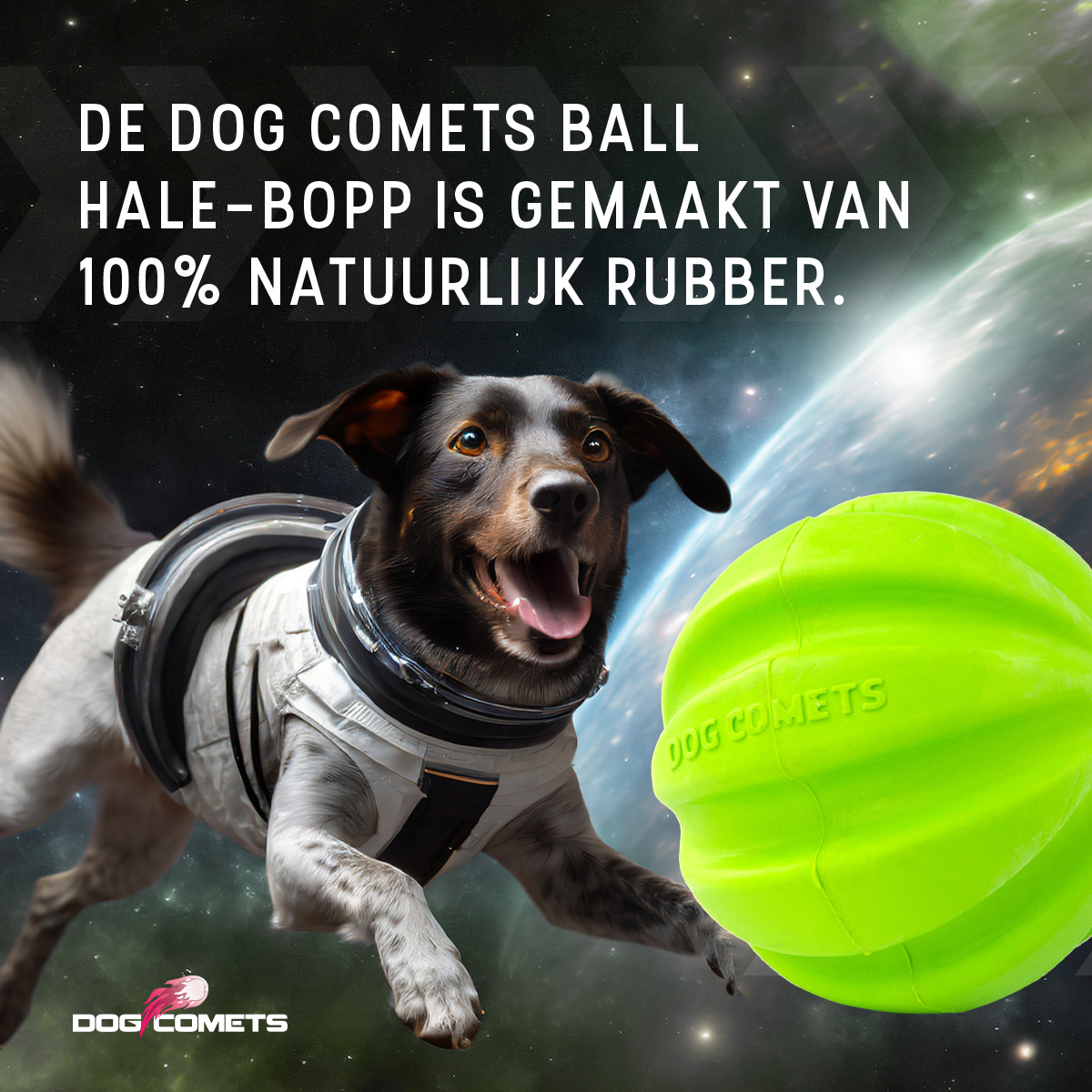 Dog Comets Hale Bopp Met Touw Groen - Afbeelding 3