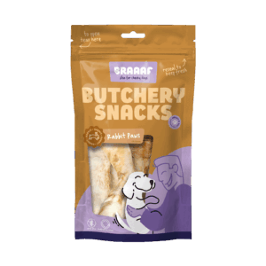 Braaaf Butchery Snacks Konijnenpootjes 100 g