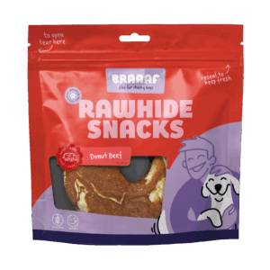 Braaaf Rawhide Donut Rund & Vis