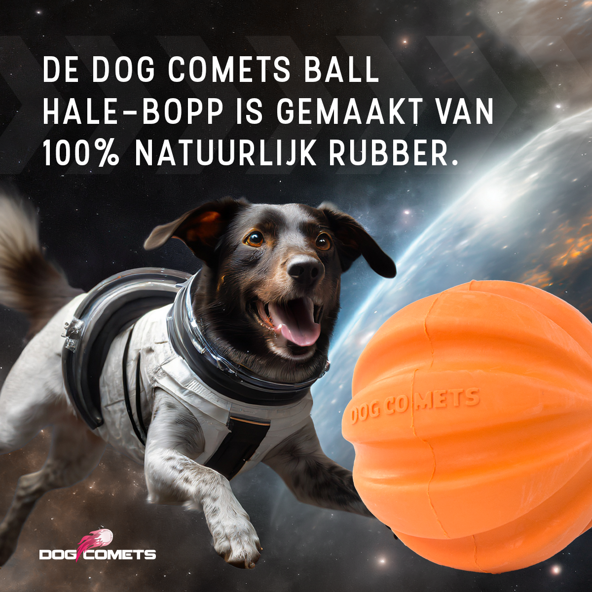 Dog Comets Swift Tuttle Met Touw Oranje - Afbeelding 5