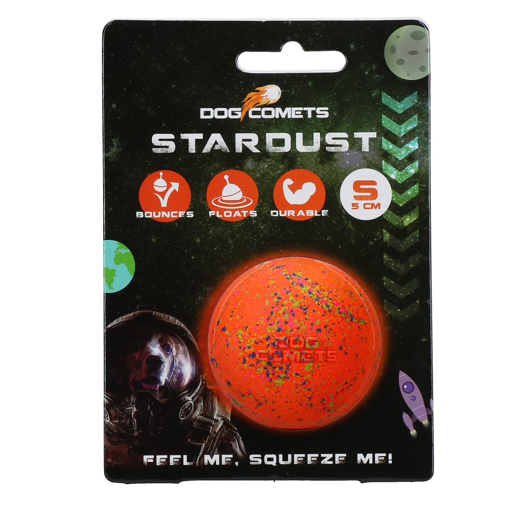 Dog Comets Stardust Oranje S