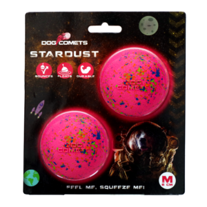Dog Comets Stardust Roze M (2-Pack)