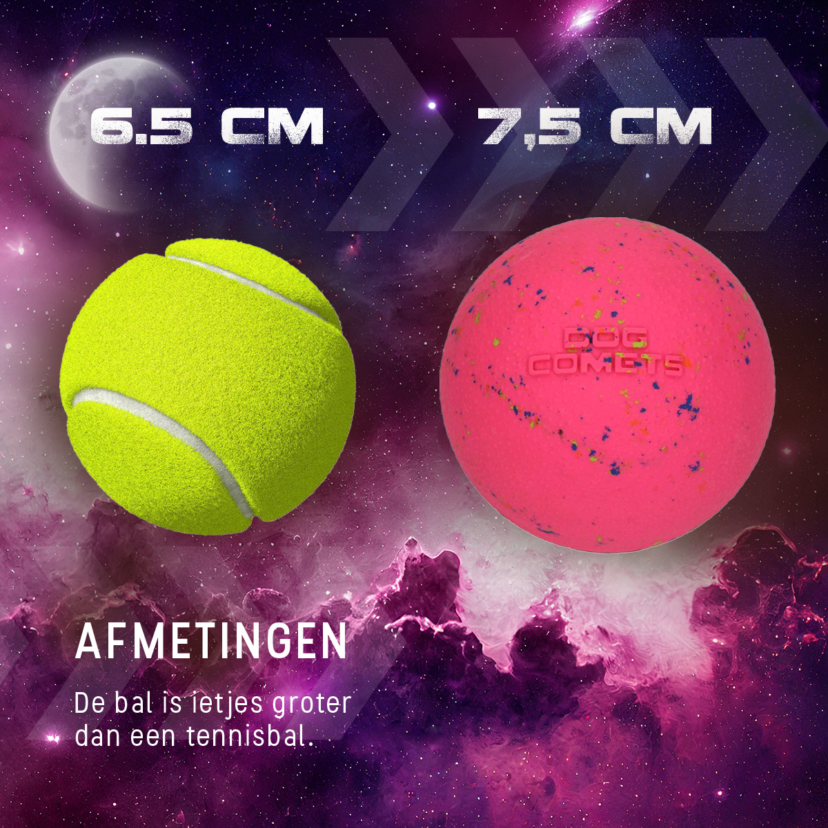 Dog Comets Stardust Roze L - Afbeelding 6