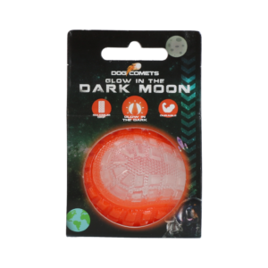 Dog Comets Glow In The Dark Moon Bal S Oranje