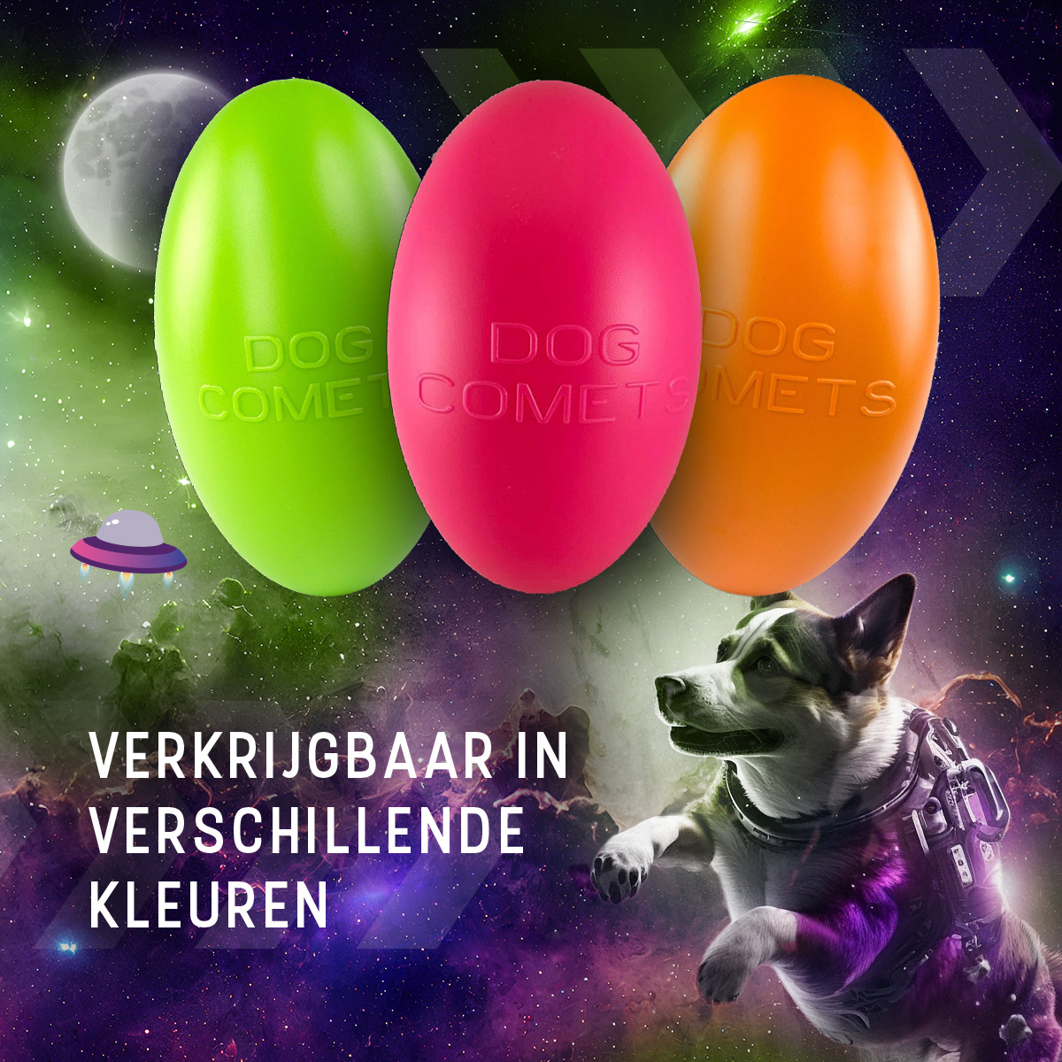 Dog Comets Pan-Stars Groen M - Afbeelding 6
