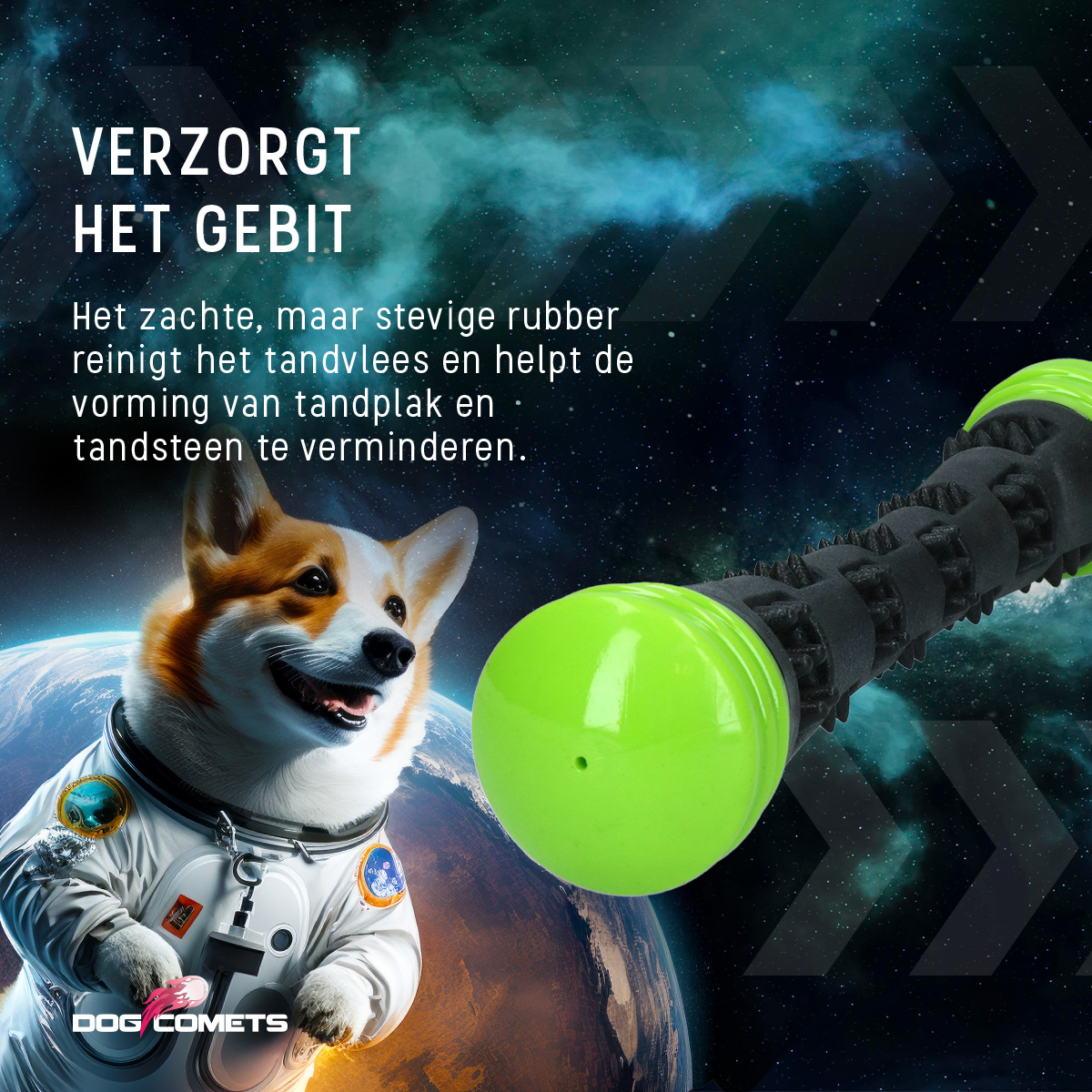 Dog Comets Meteor Werpstok Groen S - Afbeelding 5