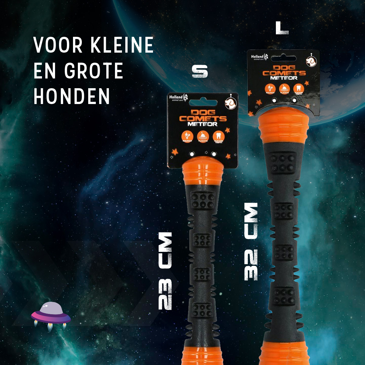 Dog Comets Meteor Werpstok Oranje S - Afbeelding 5