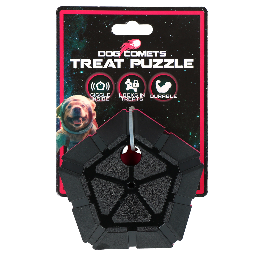 Dog Comets Treat Puzzle Roze