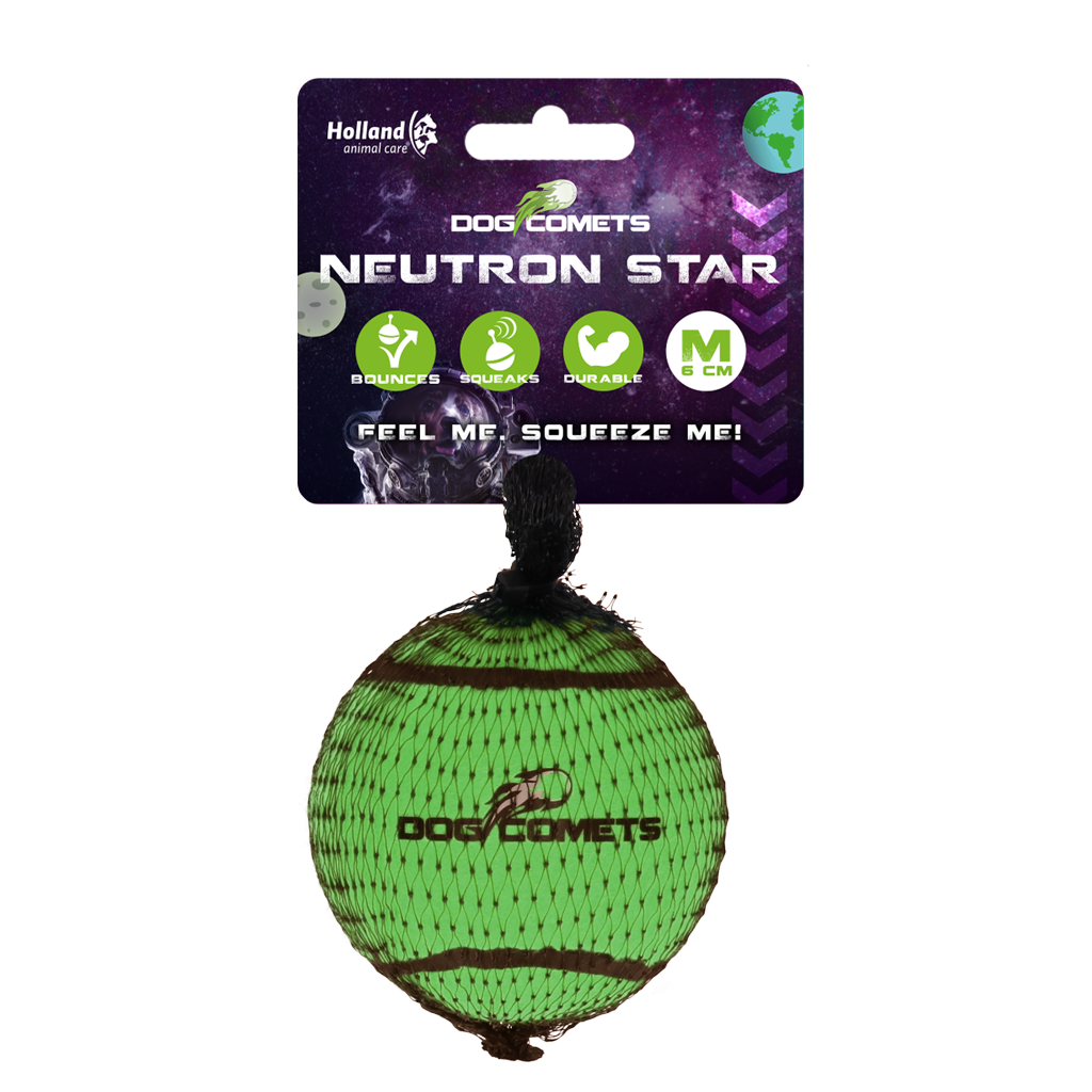 Dog Comets Tennisbal Met Pieper Neutron Star M Groen