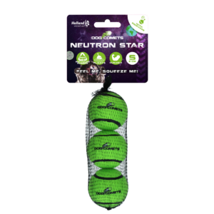 Dog Comets Tennisbal Met Pieper Neutron Star S Groen (3-pack)
