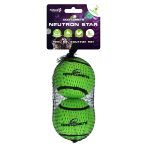 Dog Comets Tennisbal Met Pieper Neutron Star L Groen (2-pack)