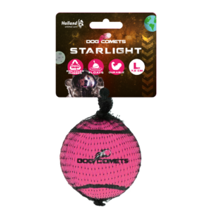 Dog Comets Tennisbal Starlight L Roze