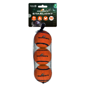 Dog Comets Tennisbal Starlight M Oranje (3-Pack)