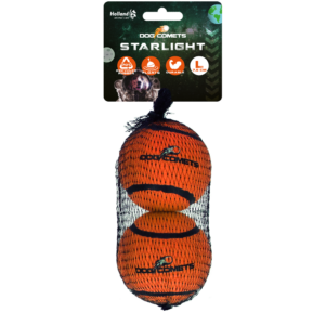 Dog Comets Tennisbal Starlight L Oranje (2-pack)