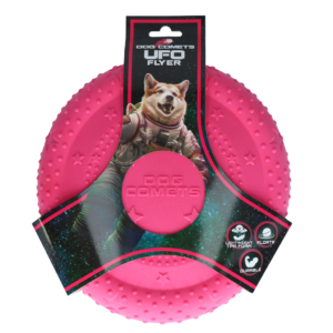 Dog Comets UFO Flyer Roze