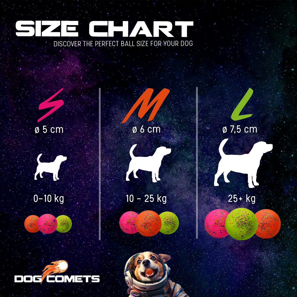 Dog Comets Stardust Oranje S - Afbeelding 3