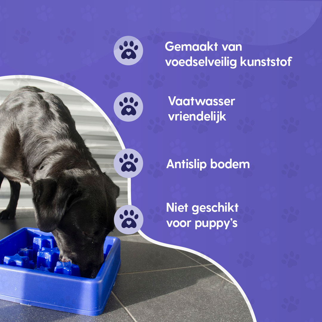 Eat Slow Live Longer Star Blauw S - Afbeelding 4