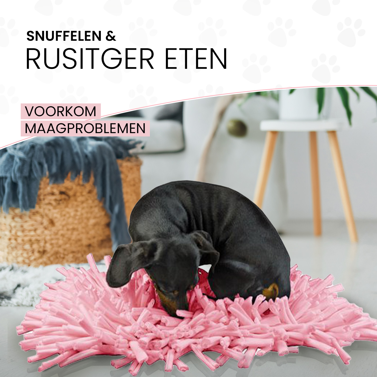 Eat Slow Live Longer Play Mat Roze - Afbeelding 4