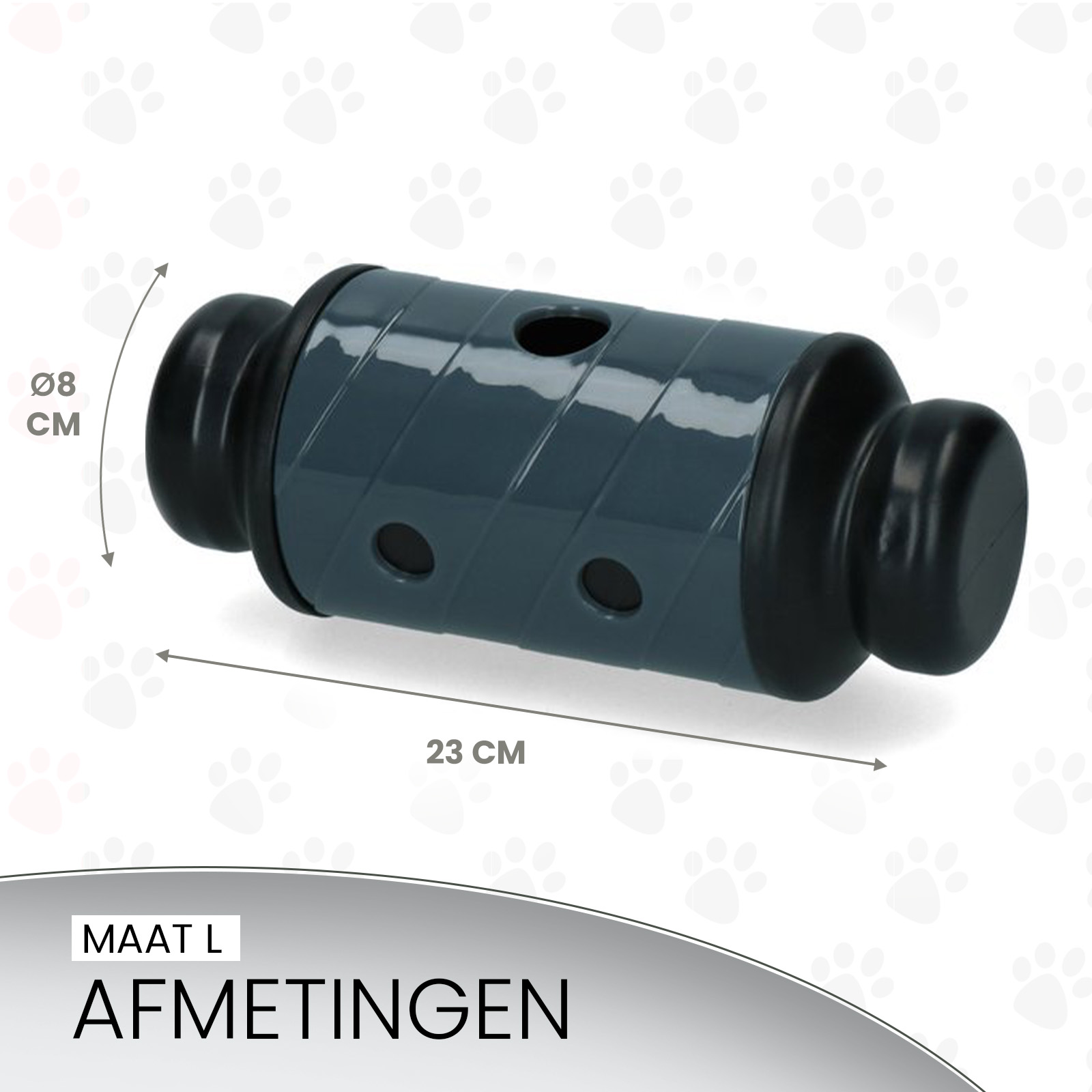 Eat Slow Live Longer Feed & Treat Roller Grijs L - Afbeelding 4