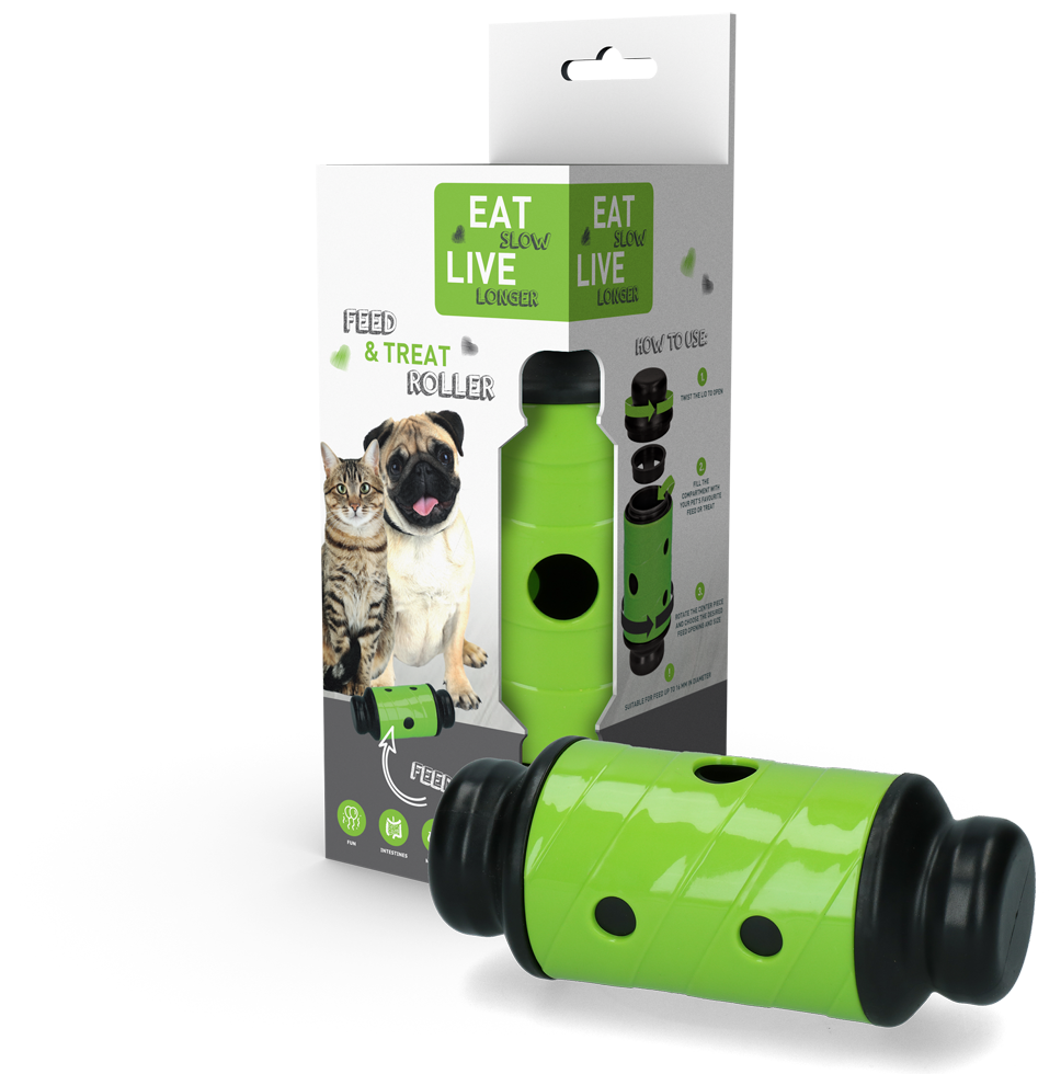 Eat Slow Live Longer Feed & Treat Roller Groen S - Afbeelding 3