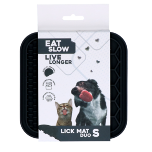 Eat Slow Live Longer Lick Mat Duo S Grijs