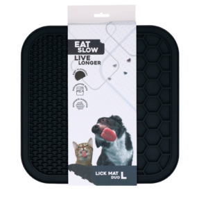 Eat Slow Live Longer Lick Mat Duo L Grijs