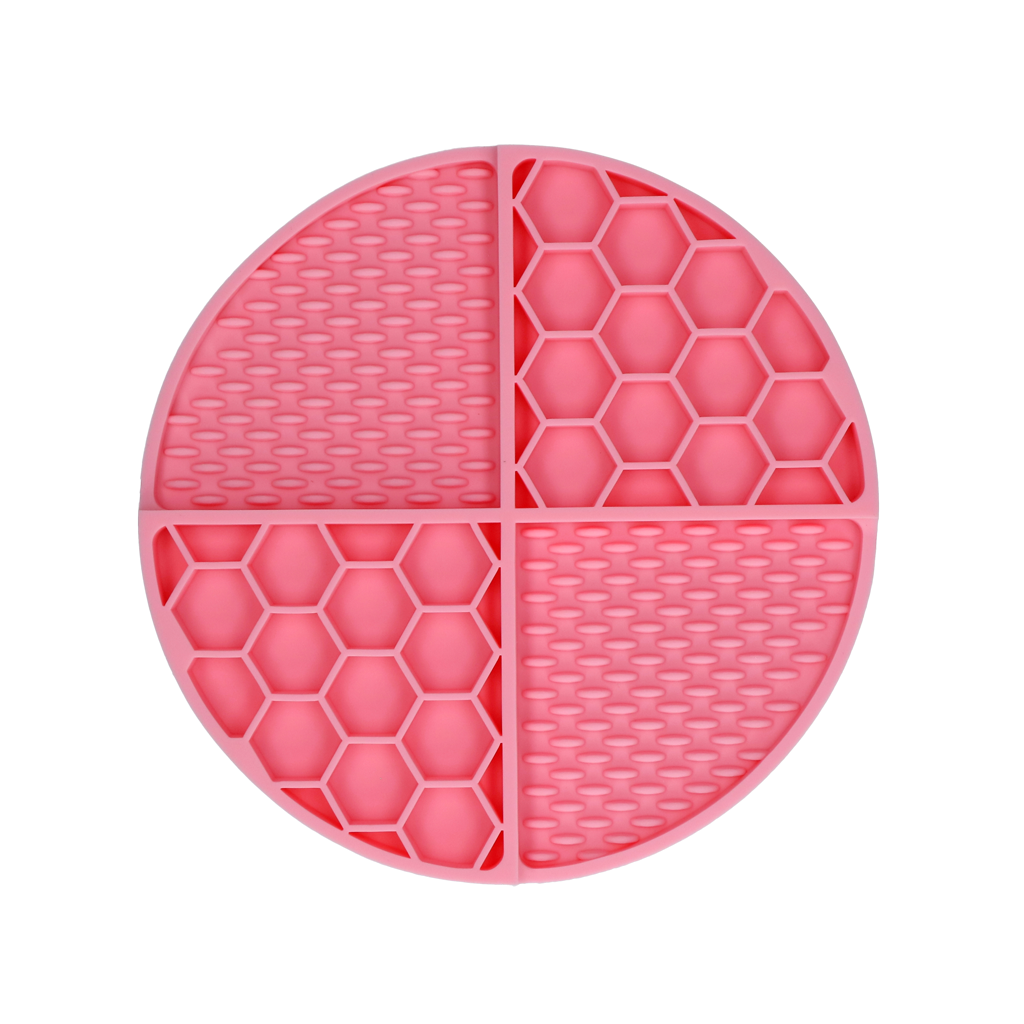 Eat Slow Live Longer Lick Mat Dimensions Circle Roze - Afbeelding 3