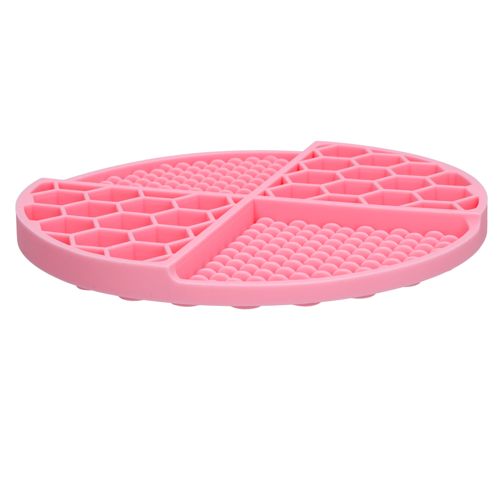 Eat Slow Live Longer Lick Mat Dimensions Circle Roze - Afbeelding 2