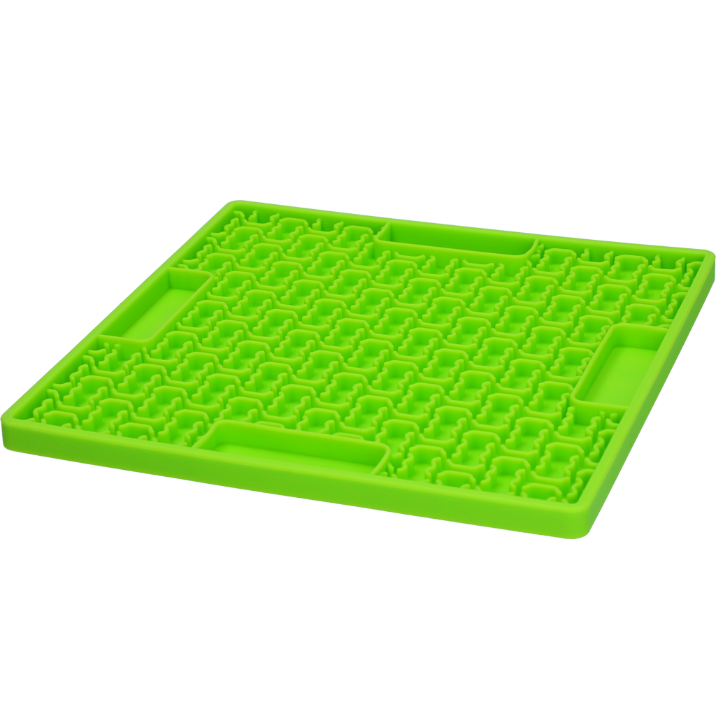 Eat Slow Live Longer Lick Mat Bones Groen - Afbeelding 3