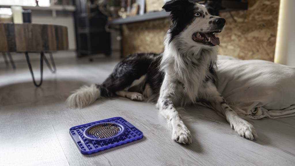 Eat Slow Live Longer Lick Mat Wave Blauw - Afbeelding 6