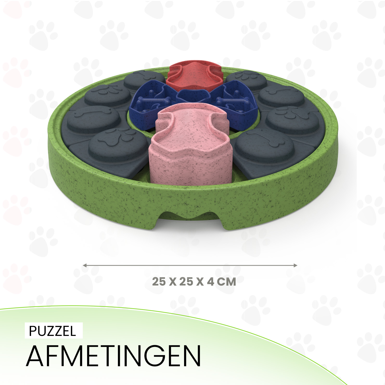 Eat Slow Live Longer Puzzle Disc - Afbeelding 4