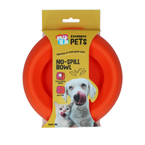 Excellent Pets No-Spill Bowl 300ml Oranje S