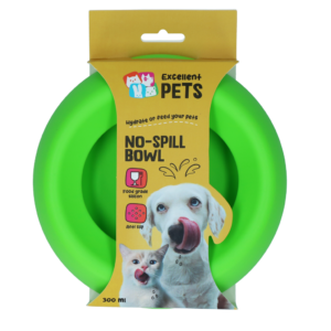 Excellent Pets No-Spill Bowl 300ml Groen S