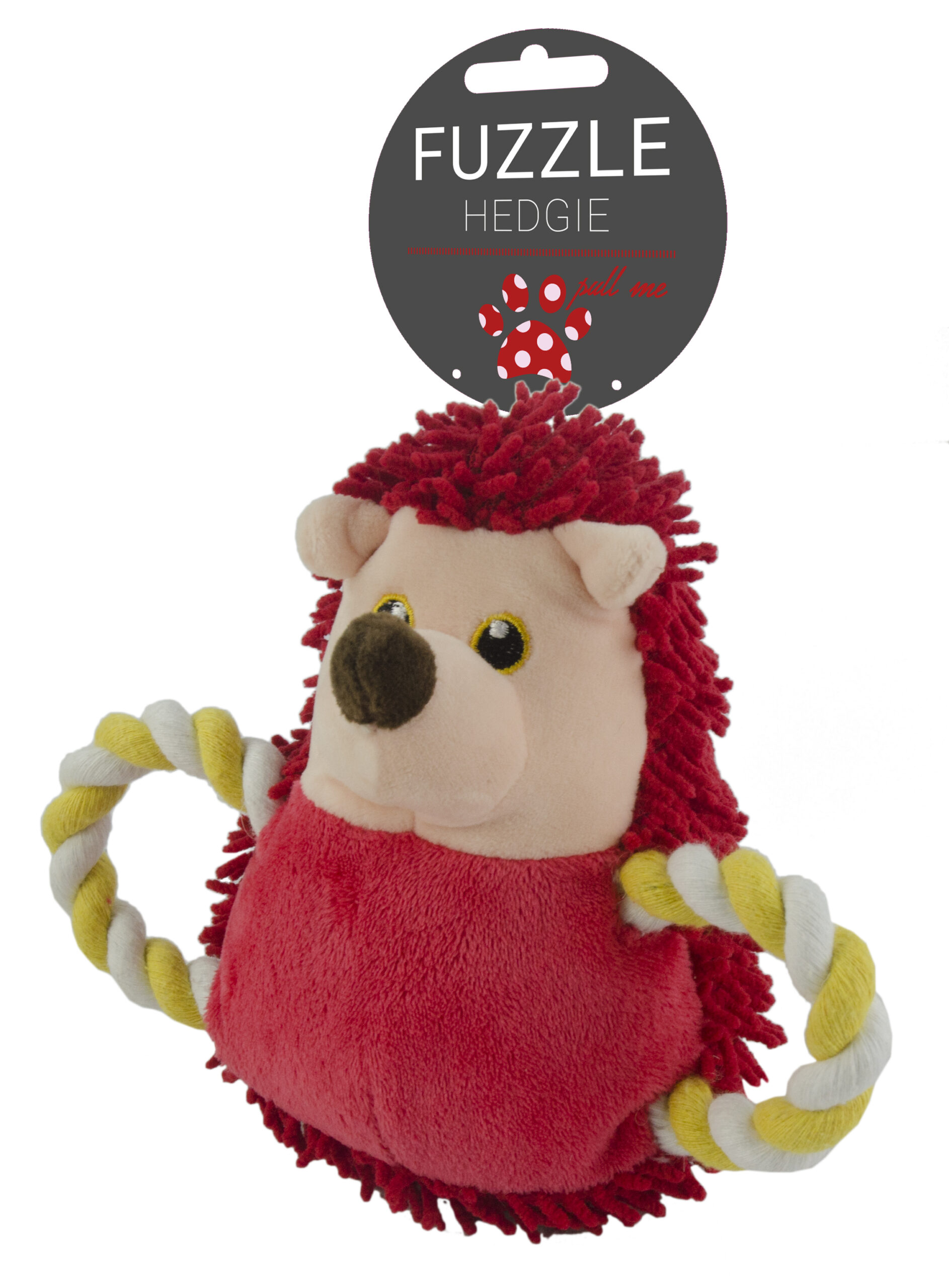 Fuzzle Hedgie Pull Me Rood - Afbeelding 2