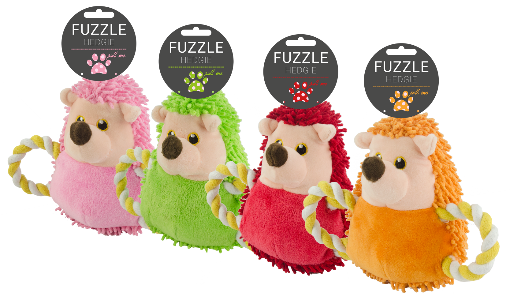 Fuzzle Hedgie Pull Me Groen - Afbeelding 3
