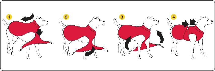 Dog Armor Knockdown Coat (Insect Shield) XXXXS (20cm ruglengte) - Afbeelding 2