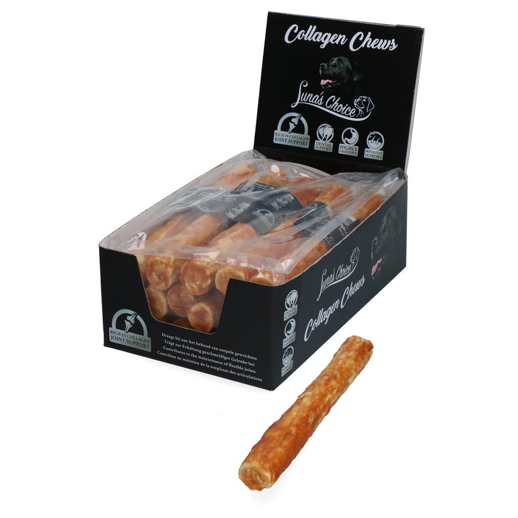 Luna's Choice Collagen Chews Stick Kip XL - Afbeelding 3