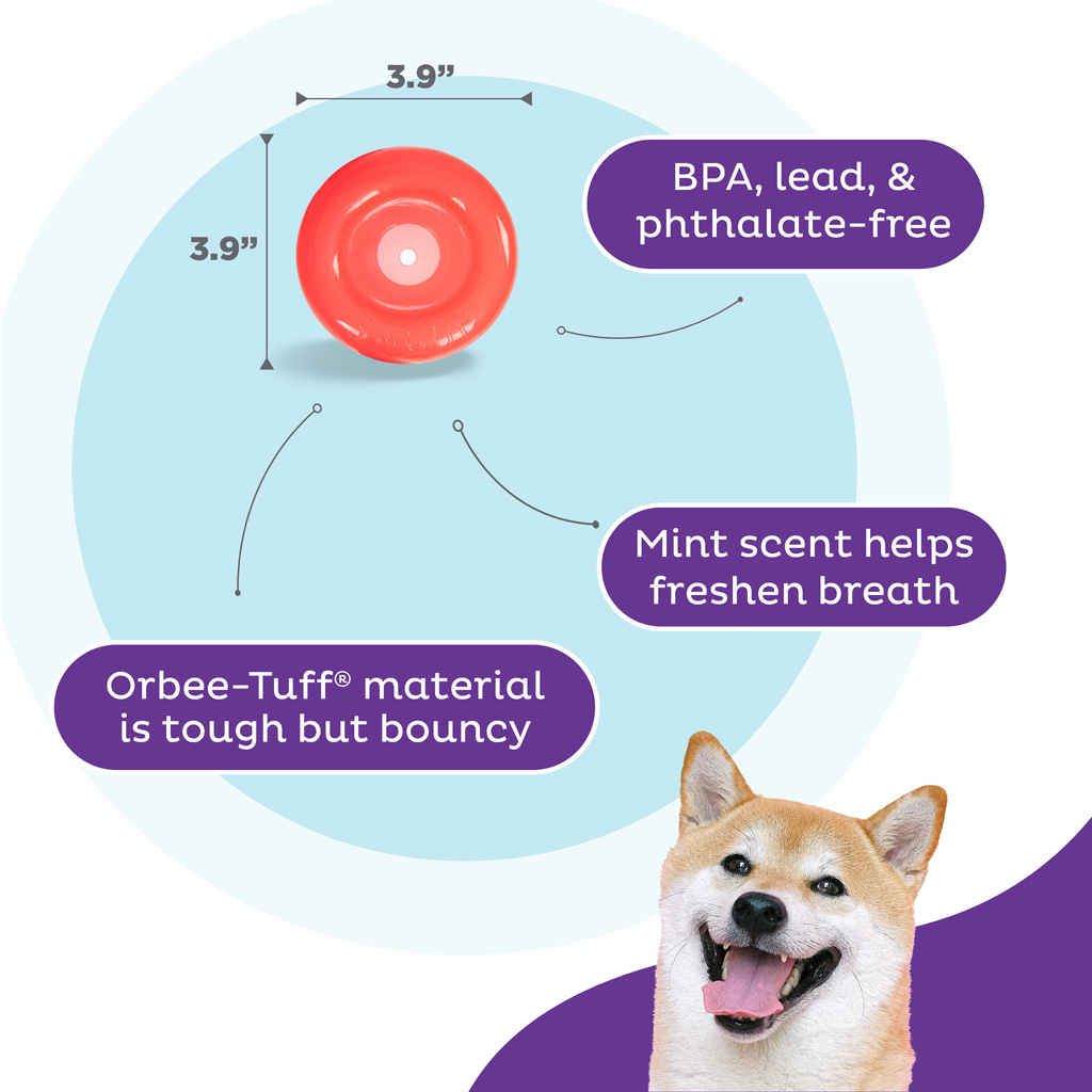 Outward Hound Orbee-Tuff Snoop S Rood (Lil' Snoop) - Afbeelding 5