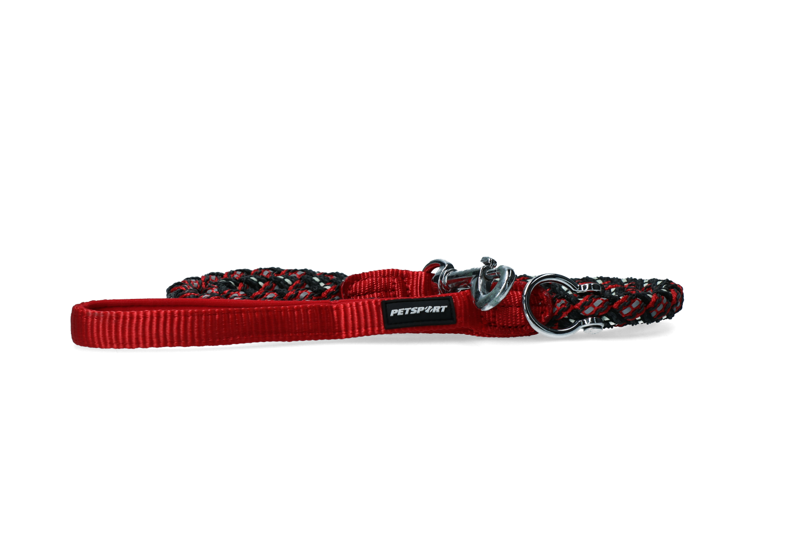 Petsport Triple Safe Leash Rood 1,2 m - Afbeelding 2