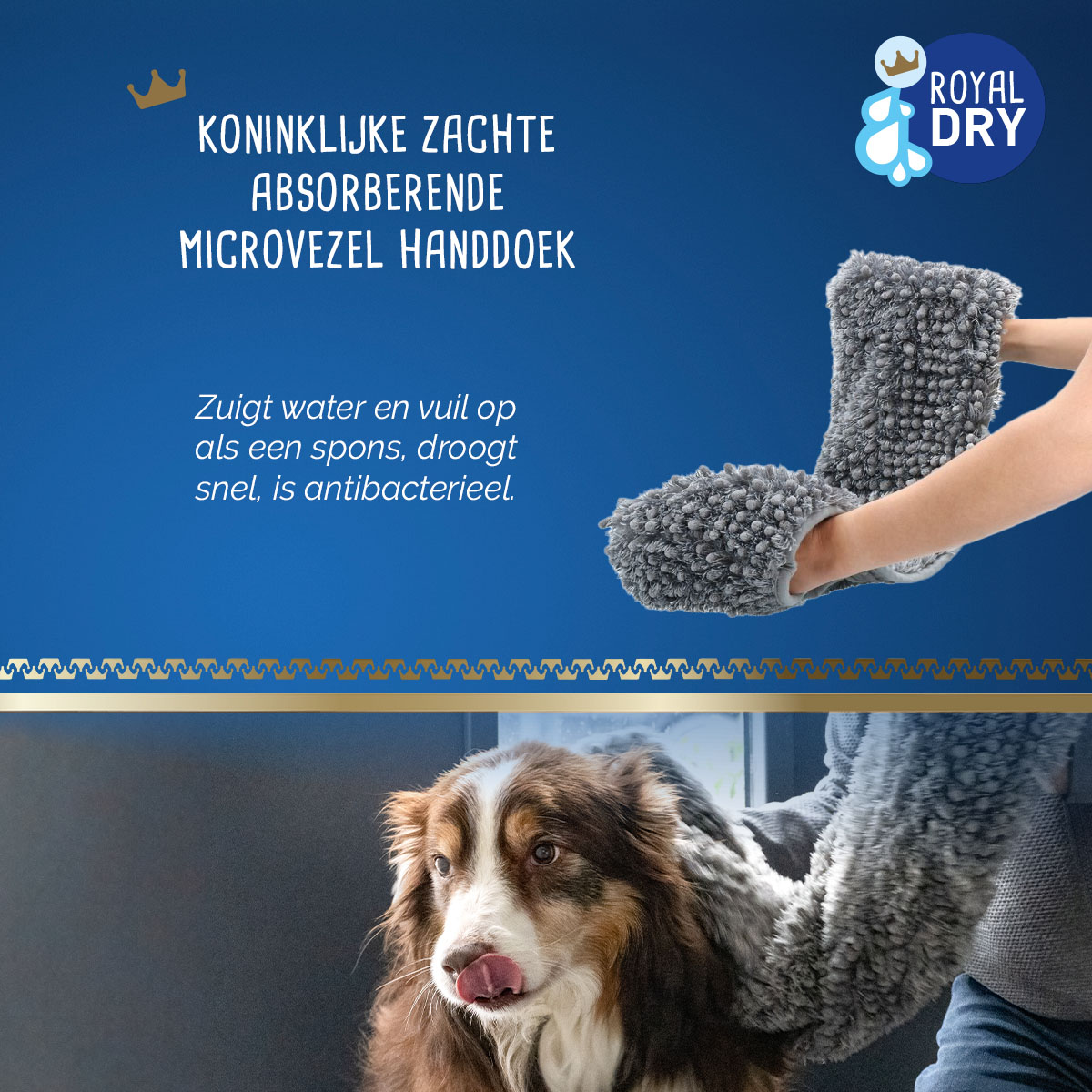 Royal Dry Handdoek Voor Honden - Afbeelding 6