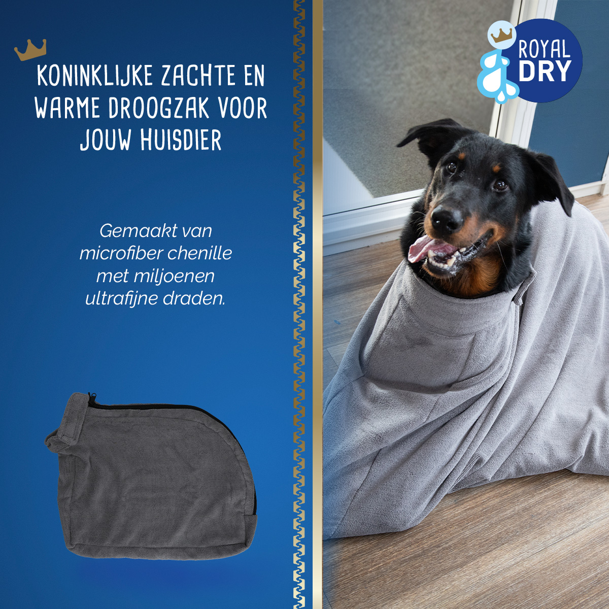 Royal Dry Doggy Bag Droogzak L - Afbeelding 5