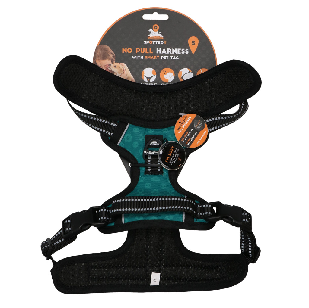 Spotted! Pro No Pull Harnas Groen S
