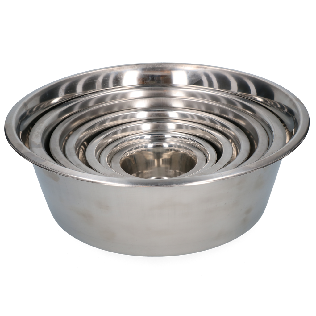 Voer- & Drinkbak RVS Ø 28 cm - Afbeelding 2