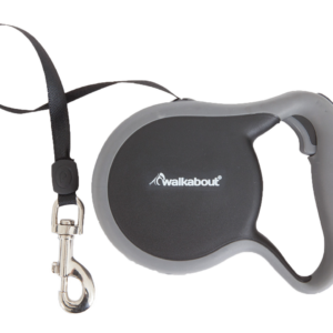 Walkabout Retractable Leash Zwart XS
