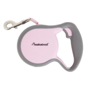 Walkabout Retractable Leash Roze XS