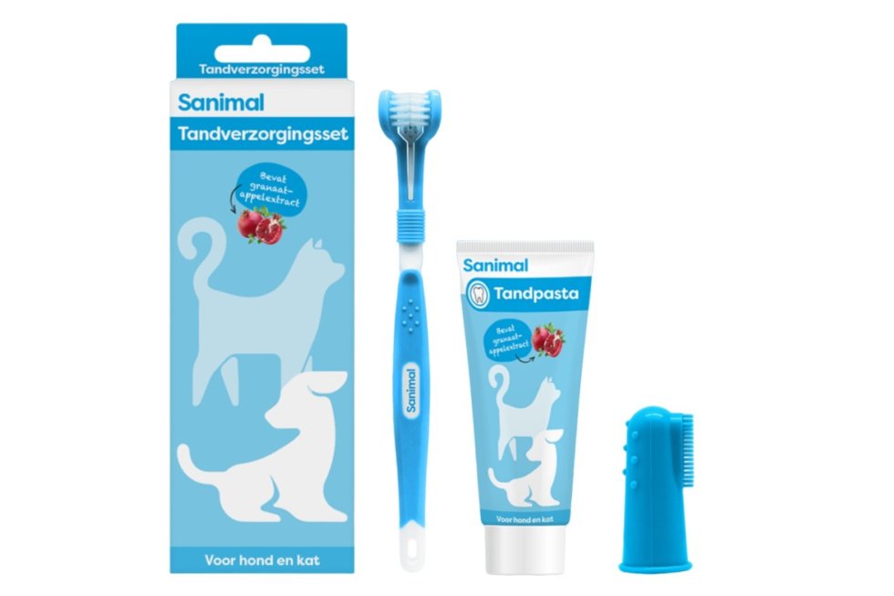 sanimal tandpasta set